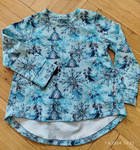 Princeznovská tunička tunika mikina tunička 