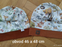 Jarní čepička s jednorožci