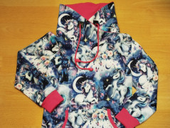 Jarní čepička s jednorožci