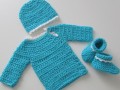 Čepička + svetřík + botičky