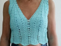 Háčkovaný dámský top