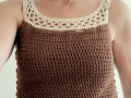 Háčkovaný dámský top