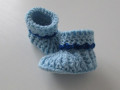 Háčkované botičky (9 cm)