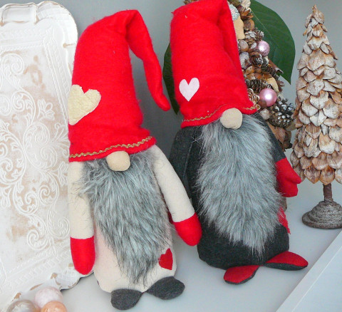 Stojící skřítek. vánoce skřítek 