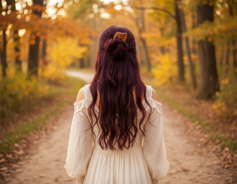 Trnková trojjehla do vlasů dřevo spona sponka spony spona do vlasů módní doplňky jehlice do vlasů doplňky do vlasů boho šperky boho doplňky 