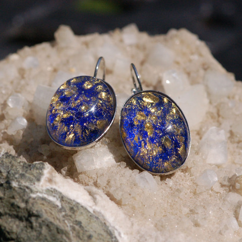 Náušnice Hvězdná obloha klapky 