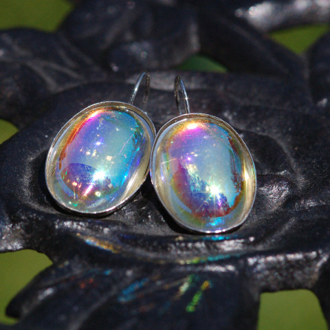 Náušnice Duhové klapky 