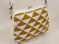 kabelka žlutobílá