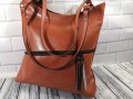 Kabelka koženková rezavá