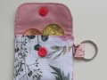 Mini peněženka na klíče - Květy