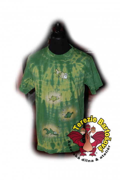 Tríčo na ryby a vorvaně elegantní veselé nadměrné zelenkavá sexy tričko vtipné rybky krátký rukáv pro muže pro ženy pro rybáře na ryby zelená barva 