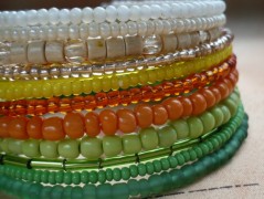 Lístečkové náušnice - S.Steel