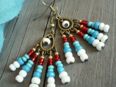 Lístečkové náušnice - S.Steel