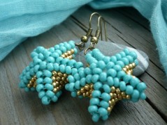 Lístečkové náušnice - S.Steel