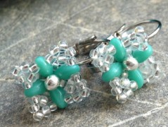 Lístečkové náušnice - S.Steel