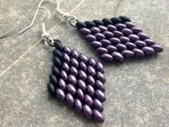 Lístečkové náušnice - S.Steel