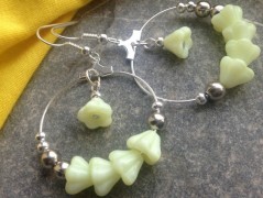 Lístečkové náušnice - S.Steel