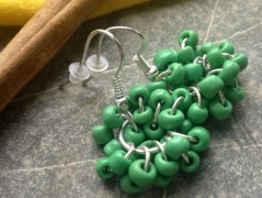 Lístečkové náušnice - S.Steel