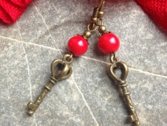 Lístečkové náušnice - S.Steel