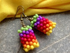 Lístečkové náušnice - S.Steel