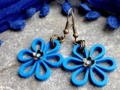 Lístečkové náušnice - S.Steel