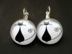 Lístečkové náušnice - S.Steel