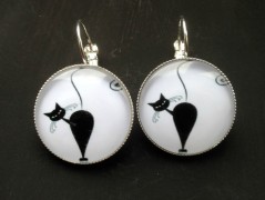 Lístečkové náušnice - S.Steel