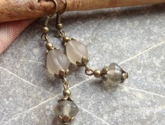 Lístečkové náušnice - S.Steel