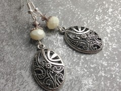 Lístečkové náušnice - S.Steel