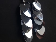 Lístečkové náušnice - S.Steel