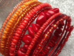 Lístečkové náušnice - S.Steel