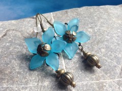 Lístečkové náušnice - S.Steel