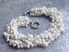 Lístečkové náušnice - S.Steel