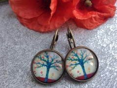 Lístečkové náušnice - S.Steel