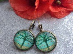 Lístečkové náušnice - S.Steel