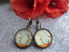 Lístečkové náušnice - S.Steel