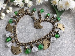 Lístečkové náušnice - S.Steel