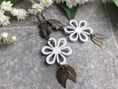 Lístečkové náušnice - S.Steel