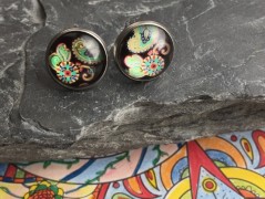 Lístečkové náušnice - S.Steel