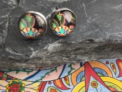 Lístečkové náušnice - S.Steel