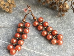 Lístečkové náušnice - S.Steel