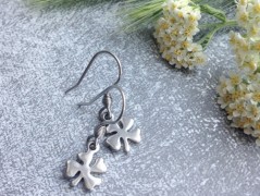 Lístečkové náušnice - S.Steel