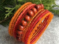 Lístečkové náušnice - S.Steel