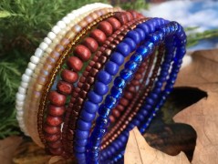 Lístečkové náušnice - S.Steel