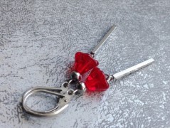 Lístečkové náušnice - S.Steel