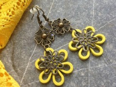 Lístečkové náušnice - S.Steel