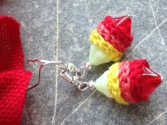 Lístečkové náušnice - S.Steel