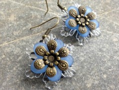 Lístečkové náušnice - S.Steel