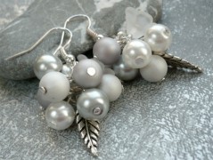 Lístečkové náušnice - S.Steel