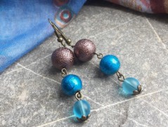 Lístečkové náušnice - S.Steel